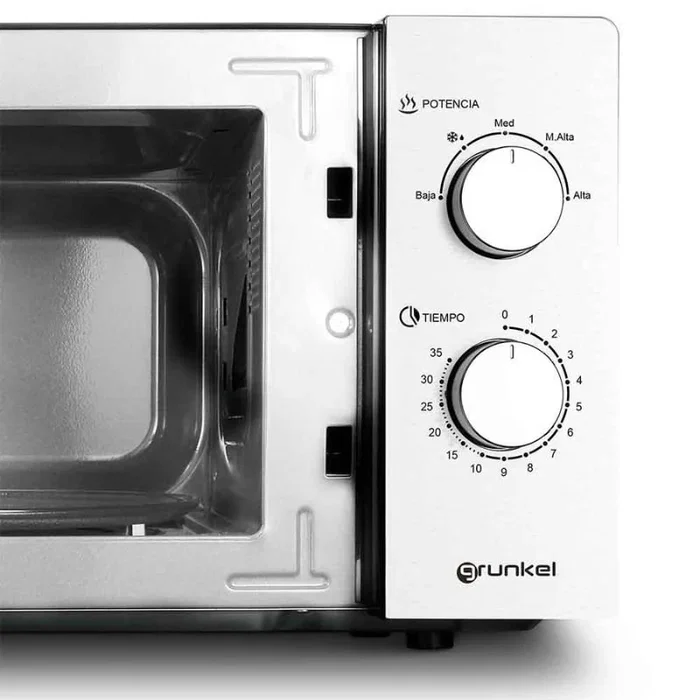 Grunkel MWG-20INOX Microondas con Grill 20L 700W Acero Inoxidable